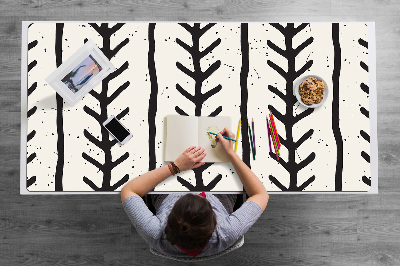 Full desk mat Herringbone pattern