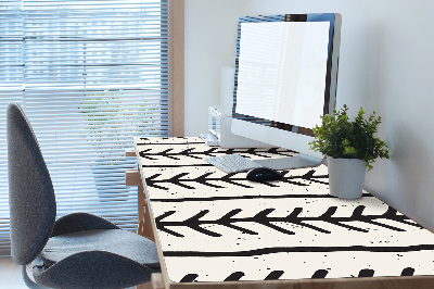 Full desk mat Herringbone pattern