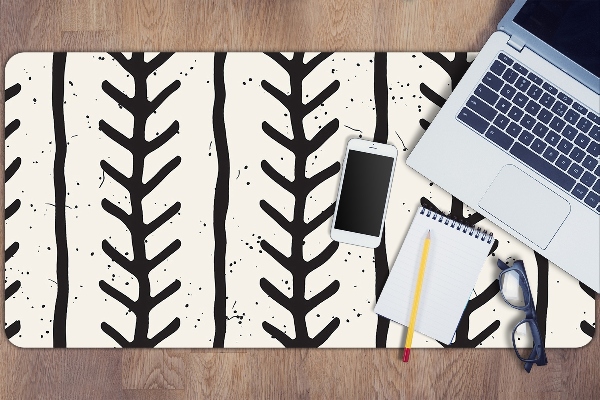 Full desk mat Herringbone pattern