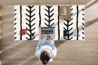 Full desk mat Herringbone pattern