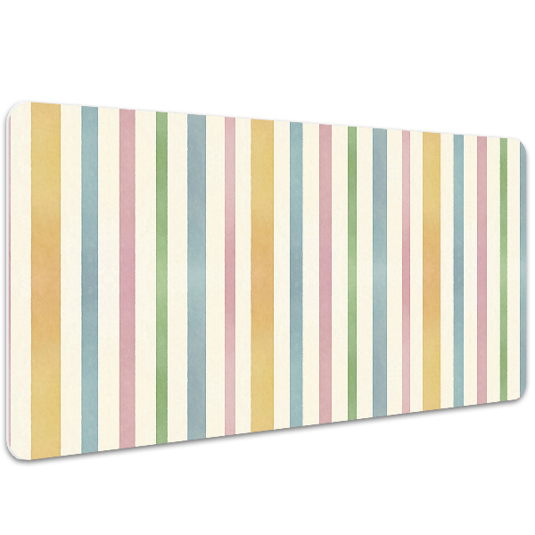 Full desk mat colored lines
