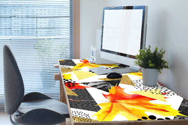 Full desk protector geometrical triangles