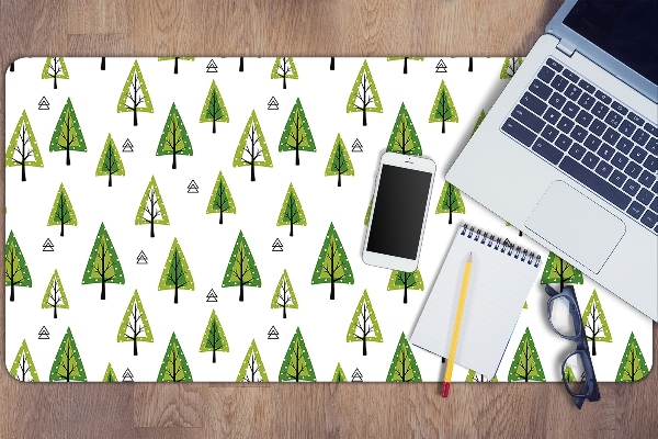 Full desk protector triangular tree