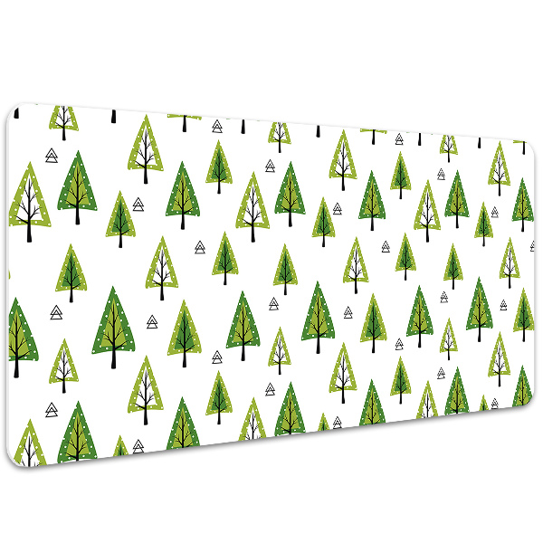 Full desk protector triangular tree