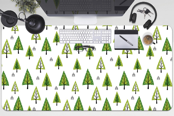 Full desk protector triangular tree