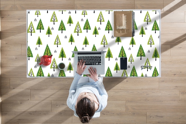Full desk protector triangular tree