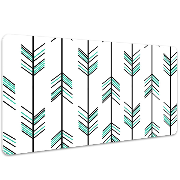 Large desk pad PVC protector arrows pattern