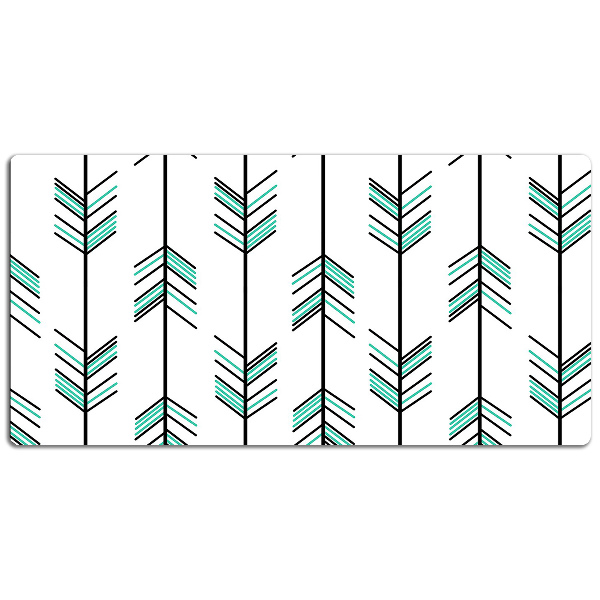 Large desk pad PVC protector arrows pattern