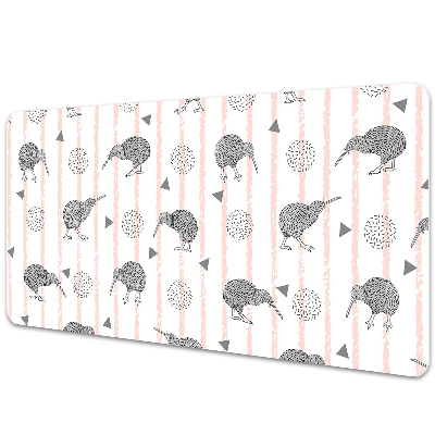 Desk pad Pattern birds kiwi