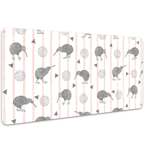 Desk pad Pattern birds kiwi