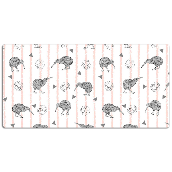 Desk pad Pattern birds kiwi
