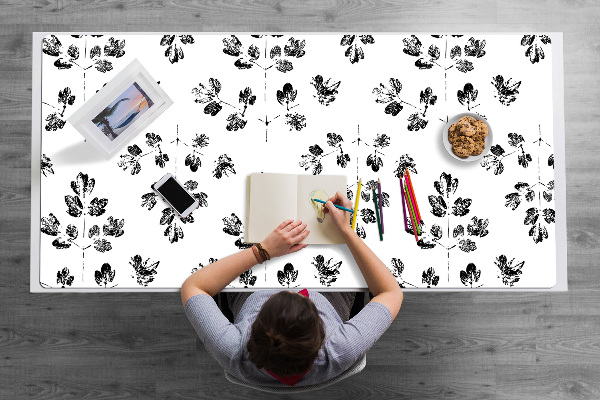 Full desk pad Black and white pattern