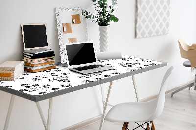 Full desk pad Black and white pattern