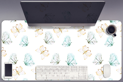 Large desk mat for children Butterflies