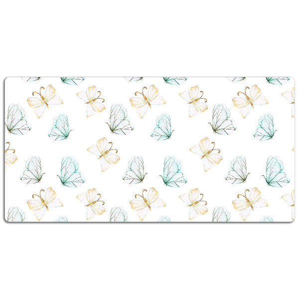 Large desk mat for children Butterflies
