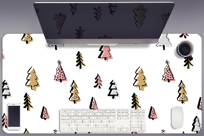 Full desk pad pastel Christmas tree