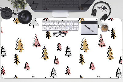 Full desk pad pastel Christmas tree