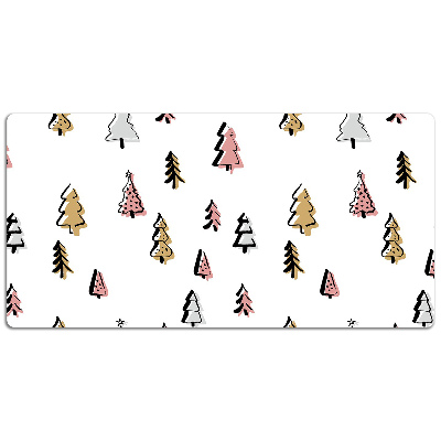 Full desk pad pastel Christmas tree