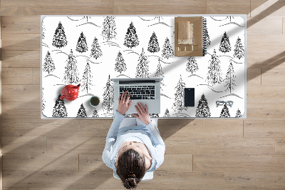 Full desk mat Winter tree