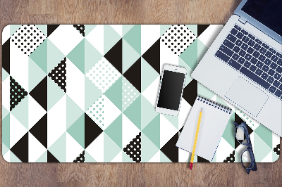 Full desk protector Pattern with triangles