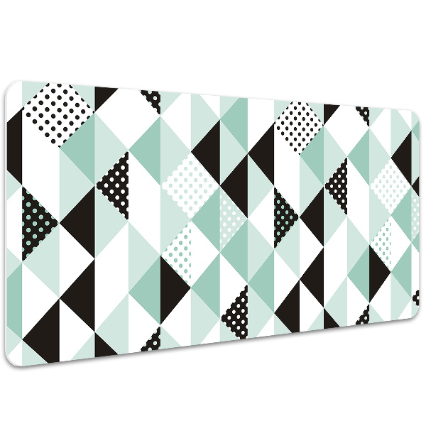 Full desk protector Pattern with triangles