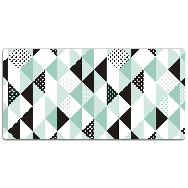Full desk protector Pattern with triangles