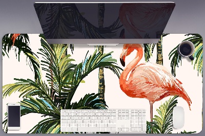 Large desk mat for children Flamingos