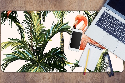 Large desk mat for children Flamingos