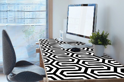 Full desk pad geometric pattern