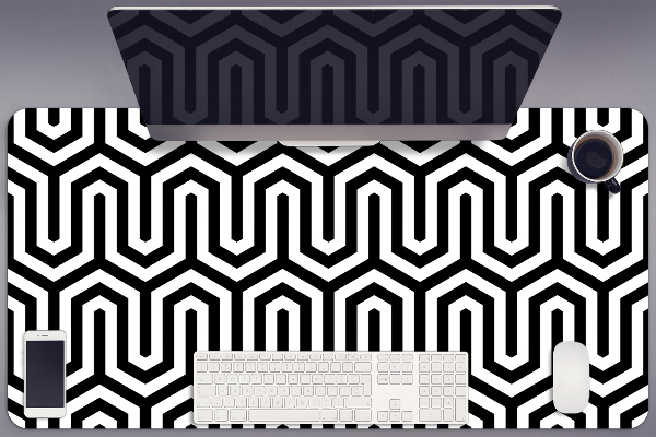 Full desk pad geometric pattern