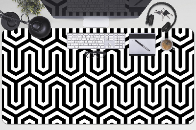 Full desk pad geometric pattern