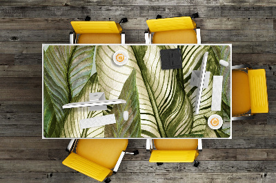 Large desk mat for children monstera