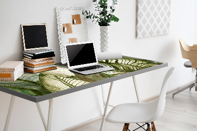 Large desk mat for children monstera