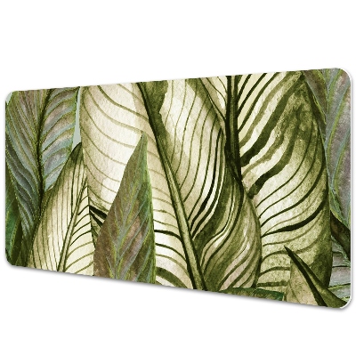 Large desk mat for children monstera