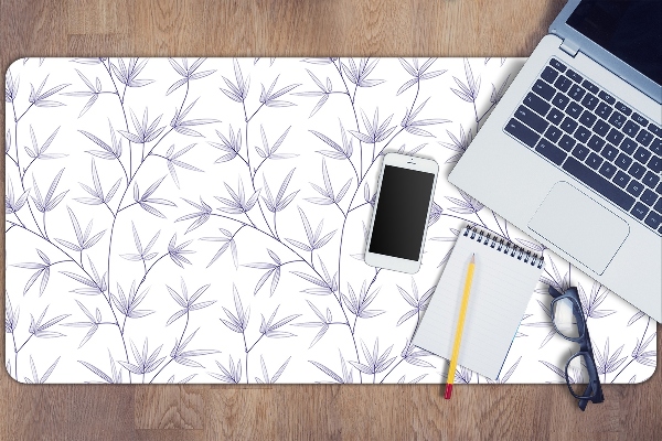 Large desk mat for children Leaf