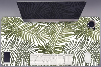 Full desk pad exotic leaves