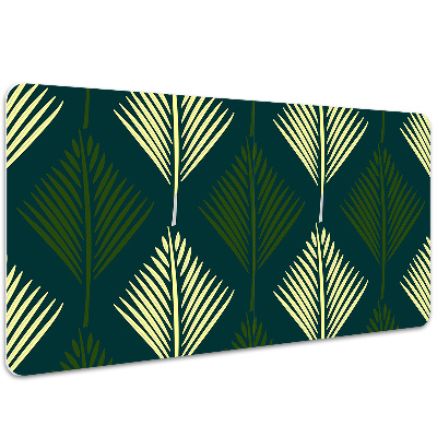 Large desk pad PVC protector palm leaf