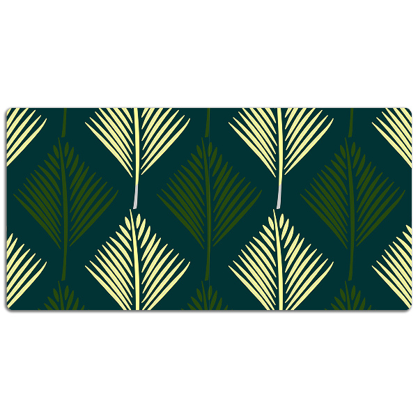 Large desk pad PVC protector palm leaf
