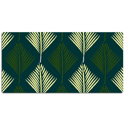 Large desk pad PVC protector palm leaf