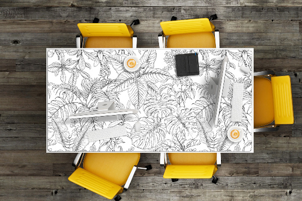 Full desk protector sketch tropical