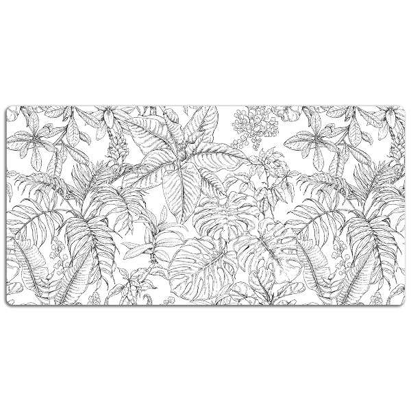 Full desk protector sketch tropical