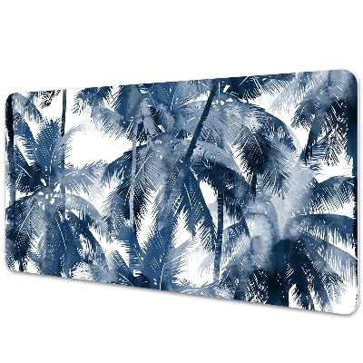 Full desk protector tropical palm trees