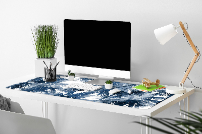 Full desk protector tropical palm trees