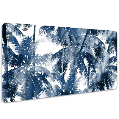 Full desk protector tropical palm trees