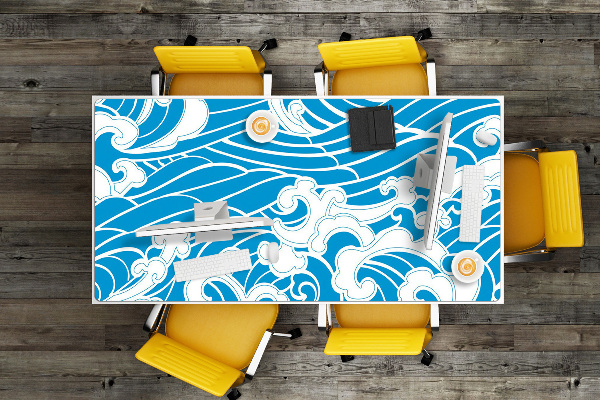 Large desk pad PVC protector Hawaii island