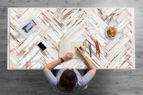 Full desk pad Wooden floor