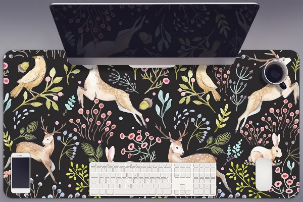 Desk pad Forest animals