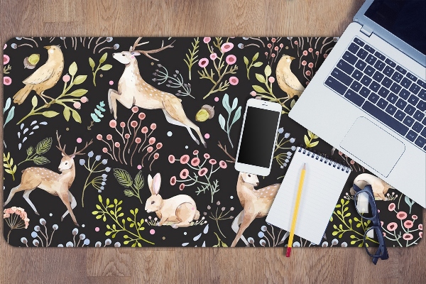 Desk pad Forest animals