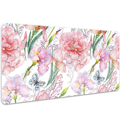 Full desk mat Peonies flowers