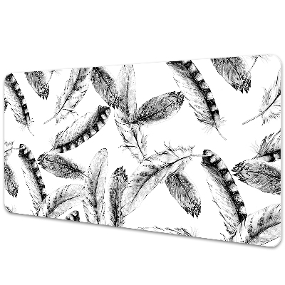 Large desk mat for children Feathers